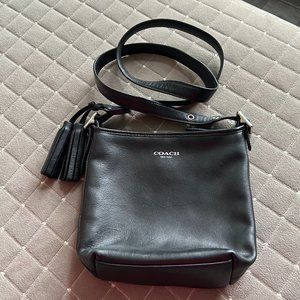 Coach crossbody messenger black bag